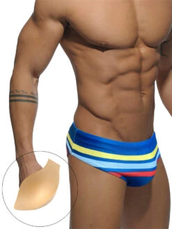 Men's Moisture-Wicking Sexy Striped Color Swim Briefs(Mens Moisture Wicking Sexy Striped Color Swim Briefs) 25 Men's Moisture-Wicking Sexy Striped Color Swim Briefs(Mens Moisture Wicking Sexy Striped Color Swim Briefs) -Mr Saker 1 3 024634c9 79a4 455f b150 b832c18a982c