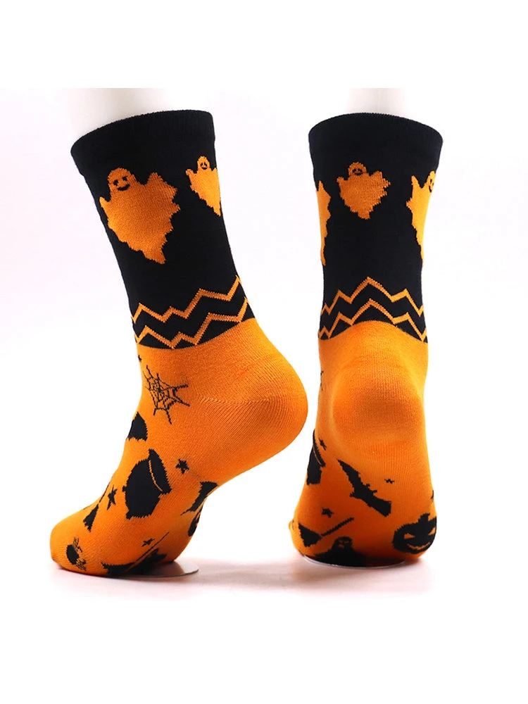 4 Pack Halloween Gift Socks Fun And Casual Cotton Crew Socks(4 Pack Halloween Gift Socks Fun And Casual Cotton Crew Socks) 10 4 Pack Halloween Gift Socks Fun And Casual Cotton Crew Socks(4 Pack Halloween Gift Socks Fun And Casual Cotton Crew Socks) - Image 10