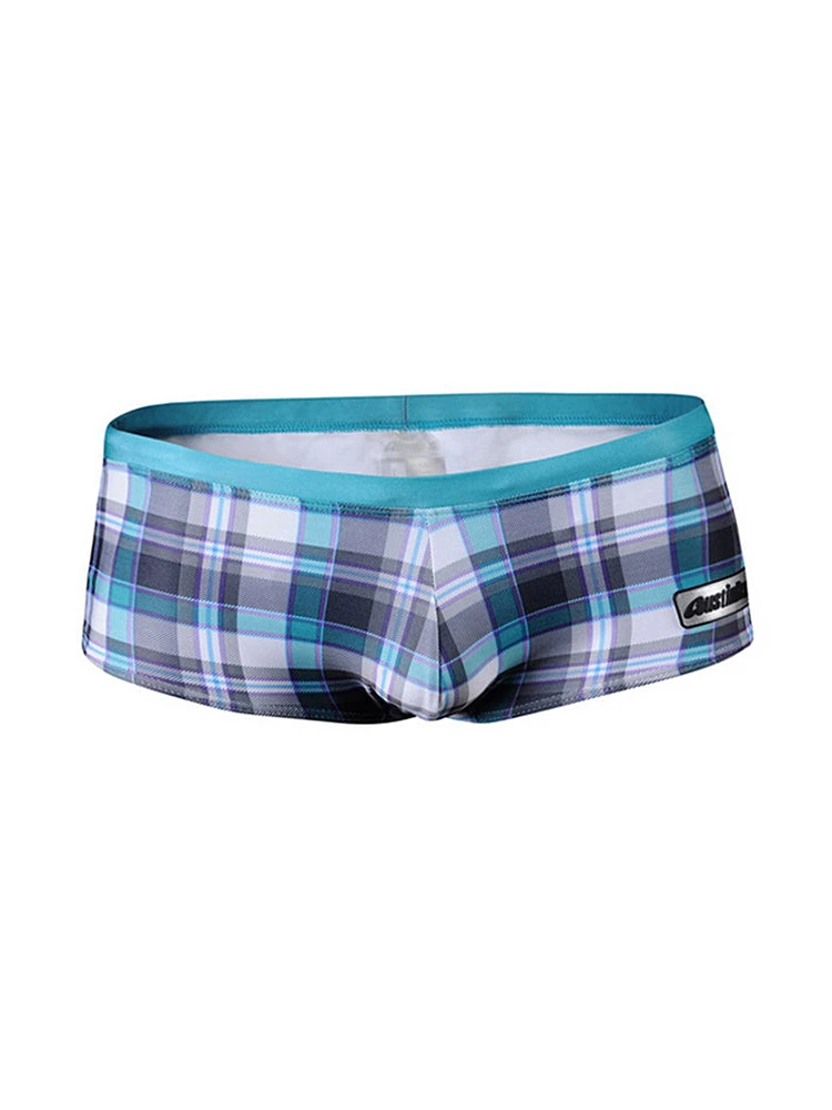 Men's Plaid Print Quick-Dry Low-Rise Swim Shorts & Trunks(Mens Plaid Print Quick Dry Low Rise Swim Shorts Trunks) 14 Men's Plaid Print Quick-Dry Low-Rise Swim Shorts & Trunks(Mens Plaid Print Quick Dry Low Rise Swim Shorts Trunks) - Image 14