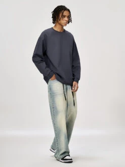 Versatile Long-Sleeve Crewneck Sweatshirt With Small Neckline(Versatile Long Sleeve Crewneck Sweatshirt With Small Neckline) 23 Versatile Long-Sleeve Crewneck Sweatshirt With Small Neckline(Versatile Long Sleeve Crewneck Sweatshirt With Small Neckline) -Mr Saker 1 3 50a09ab8 5cb6 44ca 85aa 58af01a21336