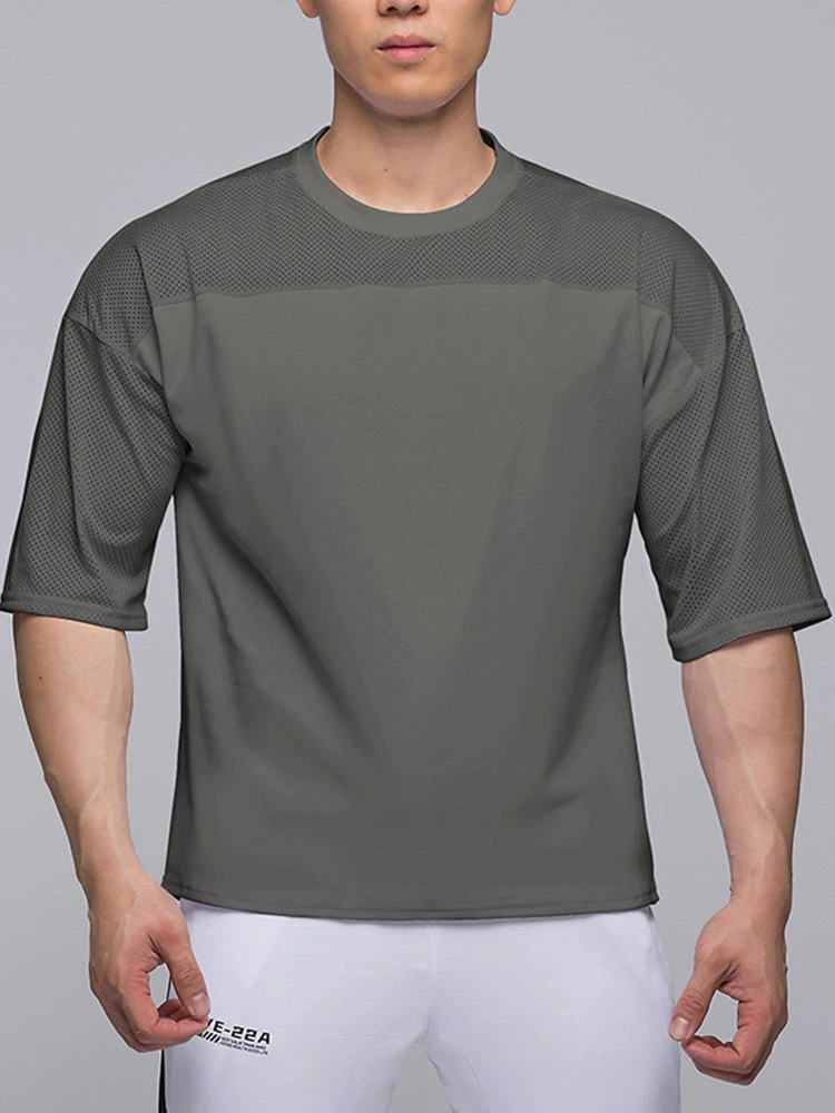 Men's Stretchy Breathable Mesh Short-Sleeve Shirt Sports Running Casual Top T-Shirt(Mens Stretchy Breathable Mesh Short Sleeve Shirt Sports Running Casual Top T Shirt) 15 Men's Stretchy Breathable Mesh Short-Sleeve Shirt Sports Running Casual Top T-Shirt(Mens Stretchy Breathable Mesh Short Sleeve Shirt Sports Running Casual Top T Shirt) - Image 15