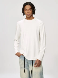 Men's Long-Sleeve Round Neck T-Shirt, Loose And Skin-Friendly Base Layer(Mens Long Sleeve Round Neck T Shirt Loose And Skin Friendly Base Layer) 24 Men's Long-Sleeve Round Neck T-Shirt, Loose And Skin-Friendly Base Layer(Mens Long Sleeve Round Neck T Shirt Loose And Skin Friendly Base Layer) -Mr Saker 1 3 bc6a55c1 aefd 4850 9b01 fb07560dc6a5