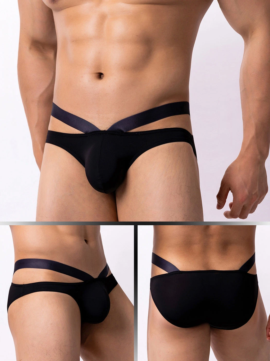 3 Pack Men’s Sexy Cross Bikinis(3 Pack Men S Sexy Cross Bikinis) 7 3 Pack Men’s Sexy Cross Bikinis(3 Pack Men S Sexy Cross Bikinis) - Image 7