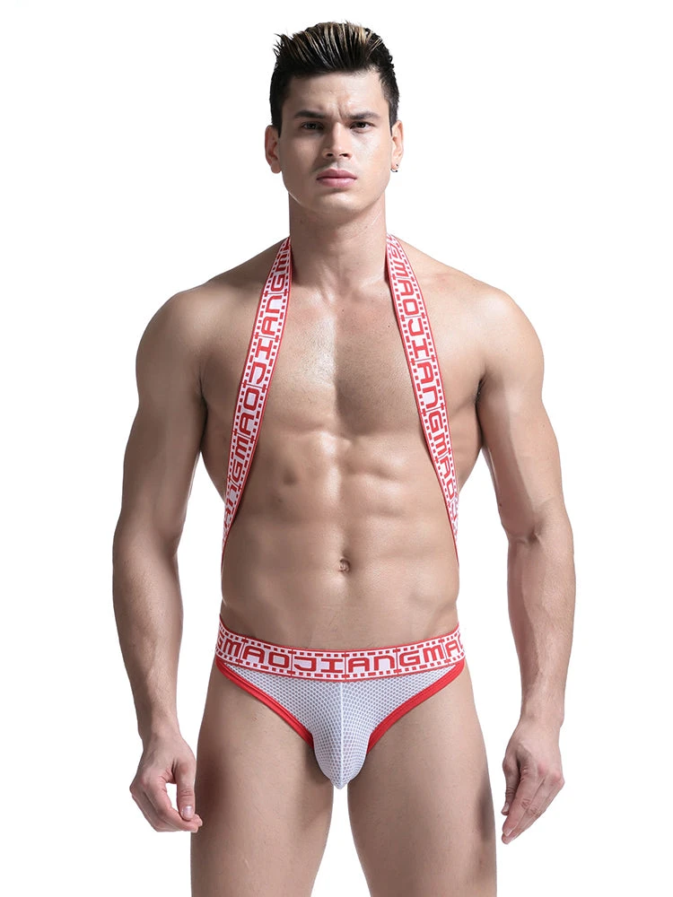 Men's Sexy Mesh U-convex Large Pouch Breathable Vest One-piece Suspender T-back(Mens Sexy Mesh U Convex Large Pouch Breathable Vest One Piece Suspender T Back) 11 Men's Sexy Mesh U-convex Large Pouch Breathable Vest One-piece Suspender T-back(Mens Sexy Mesh U Convex Large Pouch Breathable Vest One Piece Suspender T Back) - Image 11