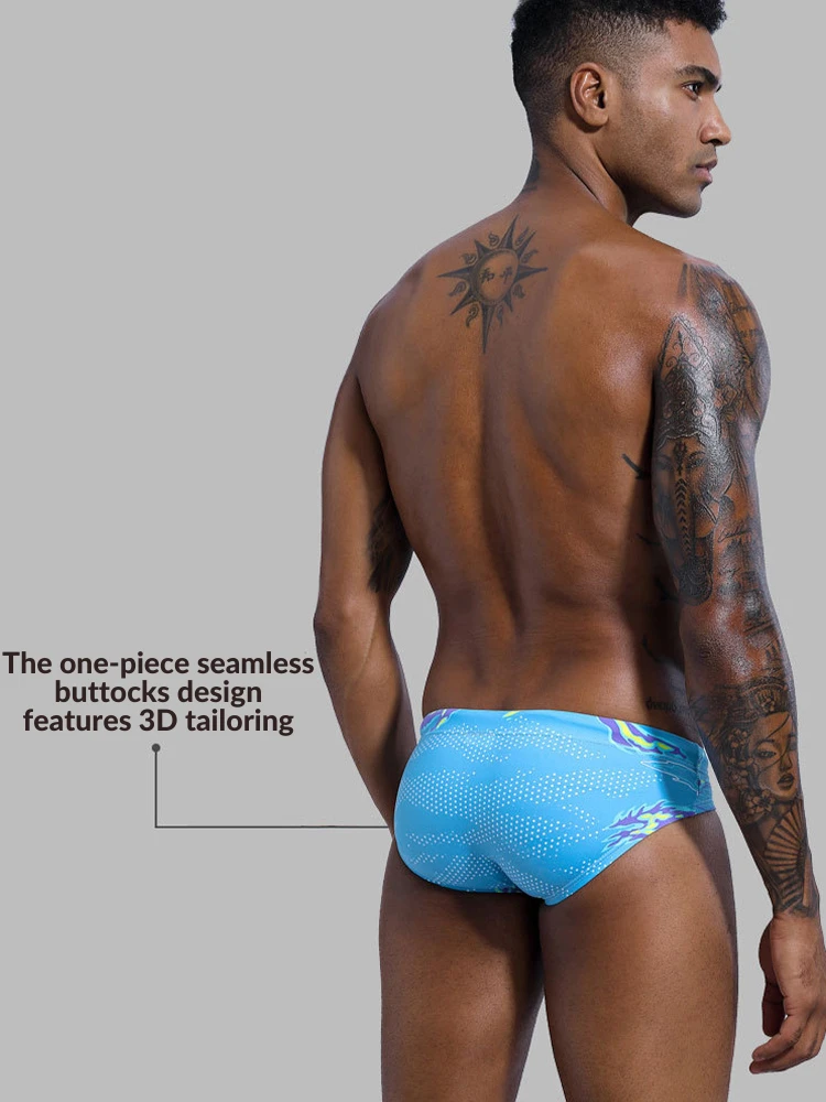 Men's Low-Rise Printed Casual Swim Brief(Mens Low Rise Printed Casual Swim Brief) 10 Men's Low-Rise Printed Casual Swim Brief(Mens Low Rise Printed Casual Swim Brief) - Image 10