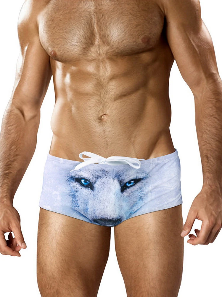 Men's Low-Rise Sexy Stylish Print Swim Briefs(Mens Low Rise Sexy Stylish Print Swim Briefs) 18 Men's Low-Rise Sexy Stylish Print Swim Briefs(Mens Low Rise Sexy Stylish Print Swim Briefs) - Image 18