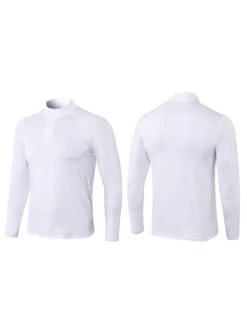 Men's Zip-Up Sports Long Sleeve Shirt(Mens Zip Up Long Sleeve T Shirt) -Mr Saker 1 41 1ad73171 3d41 40d8 9c3a 3724bf1e3e01