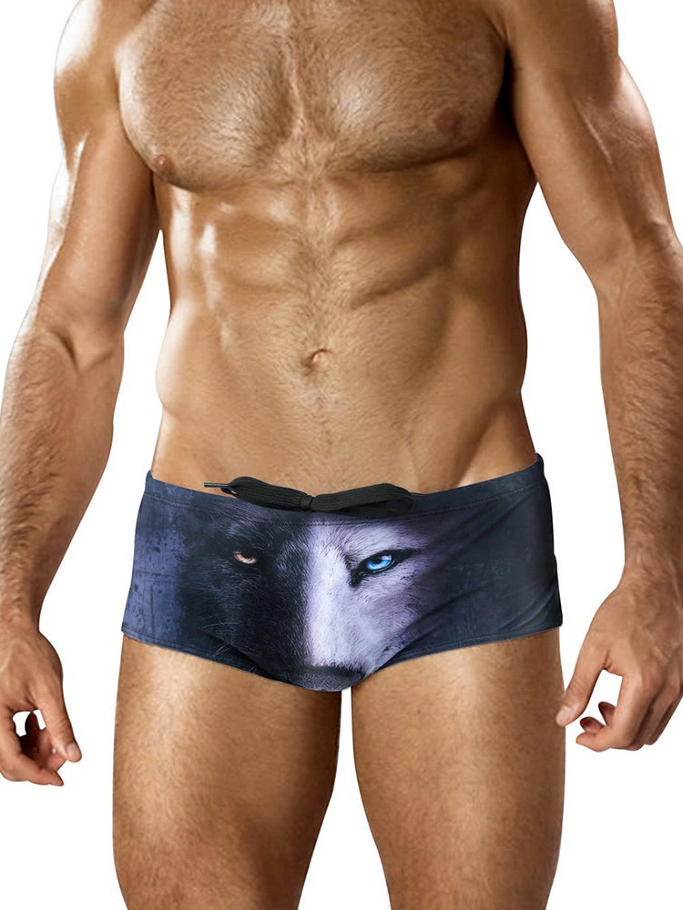 Men's Low-Rise Sexy Stylish Print Swim Briefs(Mens Low Rise Sexy Stylish Print Swim Briefs) 20 Men's Low-Rise Sexy Stylish Print Swim Briefs(Mens Low Rise Sexy Stylish Print Swim Briefs) - Image 20