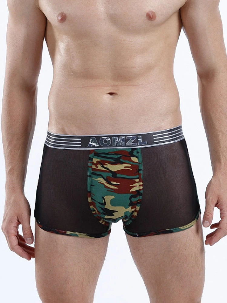 4-pack Men's Cotton Seamless Mesh Breathable Boxer Briefs(4 Pack Mens Cotton Seamless Mesh Breathable Boxer Briefs) 6 4-pack Men's Cotton Seamless Mesh Breathable Boxer Briefs(4 Pack Mens Cotton Seamless Mesh Breathable Boxer Briefs) - Image 6