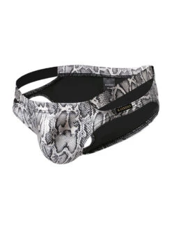 2-pack Men's Snake Print Hollow Briefs(2 Pack Mens Snake Print Hollow Briefs) -Mr Saker 1 4 0d099a5d b4aa 45ce 9bf1 79e08c65a85d