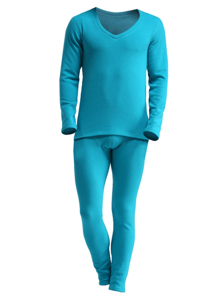 V-Neck Thermal Underwear With Fleece Lined(V Neck Thermal Underwear With Fleece Lined) 7 V-Neck Thermal Underwear With Fleece Lined(V Neck Thermal Underwear With Fleece Lined) - Image 7