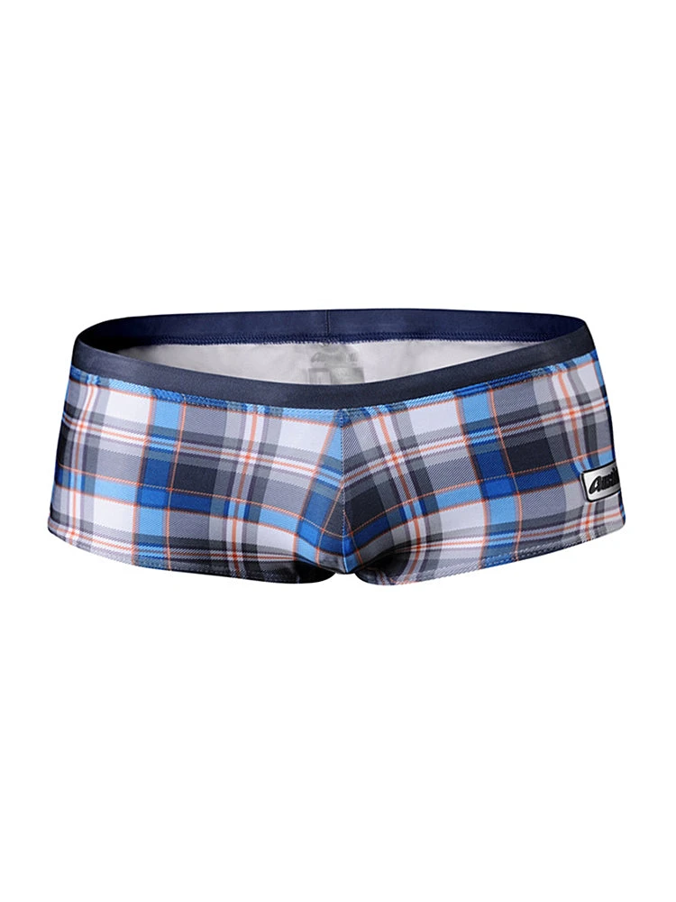 Men's Plaid Print Quick-Dry Low-Rise Swim Shorts & Trunks(Mens Plaid Print Quick Dry Low Rise Swim Shorts Trunks) 17 Men's Plaid Print Quick-Dry Low-Rise Swim Shorts & Trunks(Mens Plaid Print Quick Dry Low Rise Swim Shorts Trunks) - Image 17