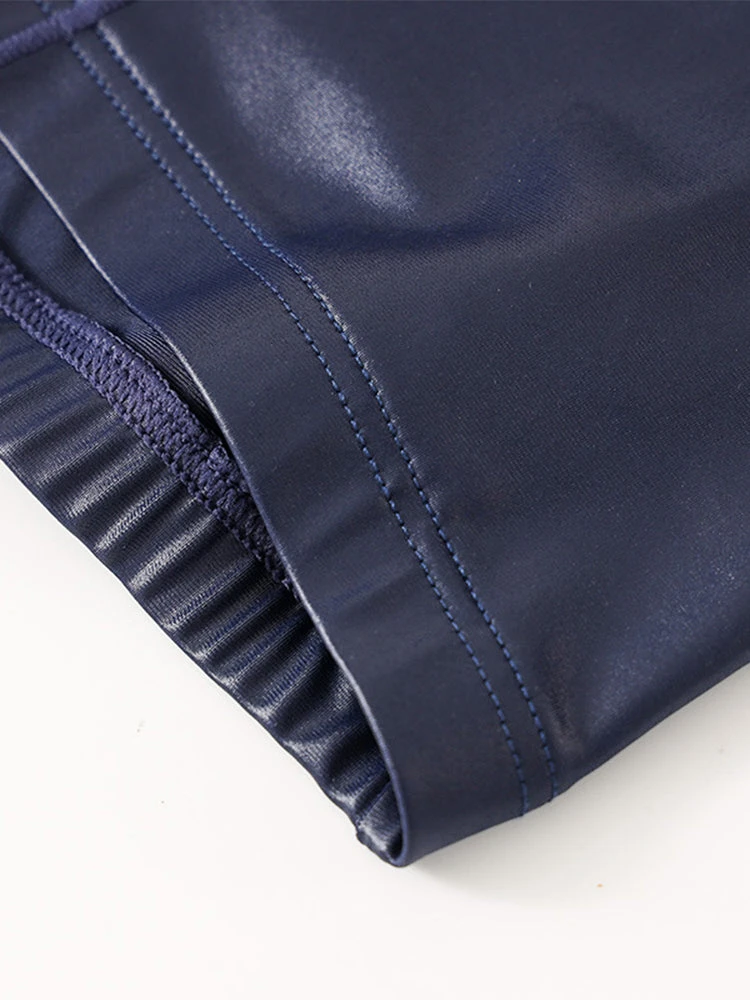 2 Pack Men's Big Pouch Performance Sexy Trunks(2 Pack Mens Leather Big Pouch Performance Sexy Trunks) 3 2 Pack Men's Big Pouch Performance Sexy Trunks(2 Pack Mens Leather Big Pouch Performance Sexy Trunks) - Image 3