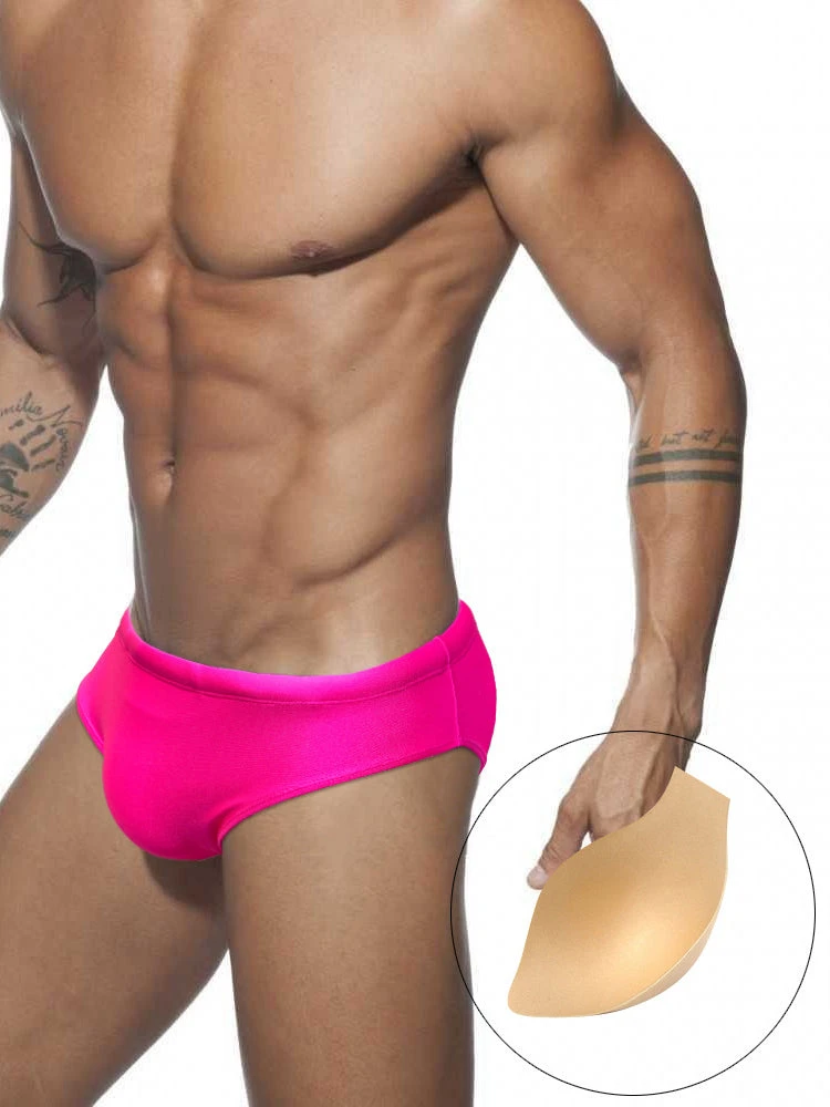 Men's Seamless Comfort Solid Color Shiny Swim Briefs(Mens Seamless Comfort Solid Color Shiny Swim Briefs) 2 Men's Seamless Comfort Solid Color Shiny Swim Briefs(Mens Seamless Comfort Solid Color Shiny Swim Briefs) - Image 2