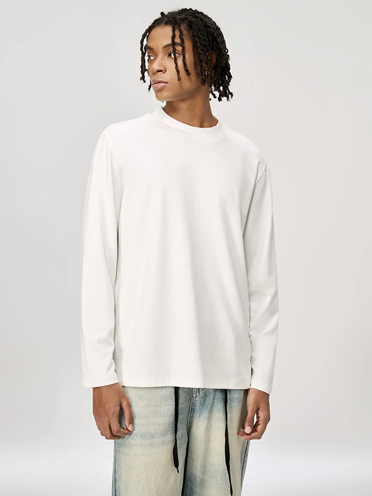 Men's Long-Sleeve Round Neck T-Shirt, Loose And Skin-Friendly Base Layer(Mens Long Sleeve Round Neck T Shirt Loose And Skin Friendly Base Layer) 2 Men's Long-Sleeve Round Neck T-Shirt, Loose And Skin-Friendly Base Layer(Mens Long Sleeve Round Neck T Shirt Loose And Skin Friendly Base Layer) - Image 2