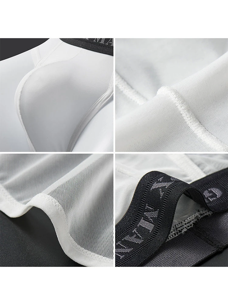 2 Pack Men's Ice Silk Semi-Transparent Mesh U-Convex Pouch Breathable Sexy Sport Briefs(2 Pack Mens Ice Silk Semi Transparent Mesh U Convex Pouch Breathable Sexy Sport Briefs) 8 2 Pack Men's Ice Silk Semi-Transparent Mesh U-Convex Pouch Breathable Sexy Sport Briefs(2 Pack Mens Ice Silk Semi Transparent Mesh U Convex Pouch Breathable Sexy Sport Briefs) - Image 8