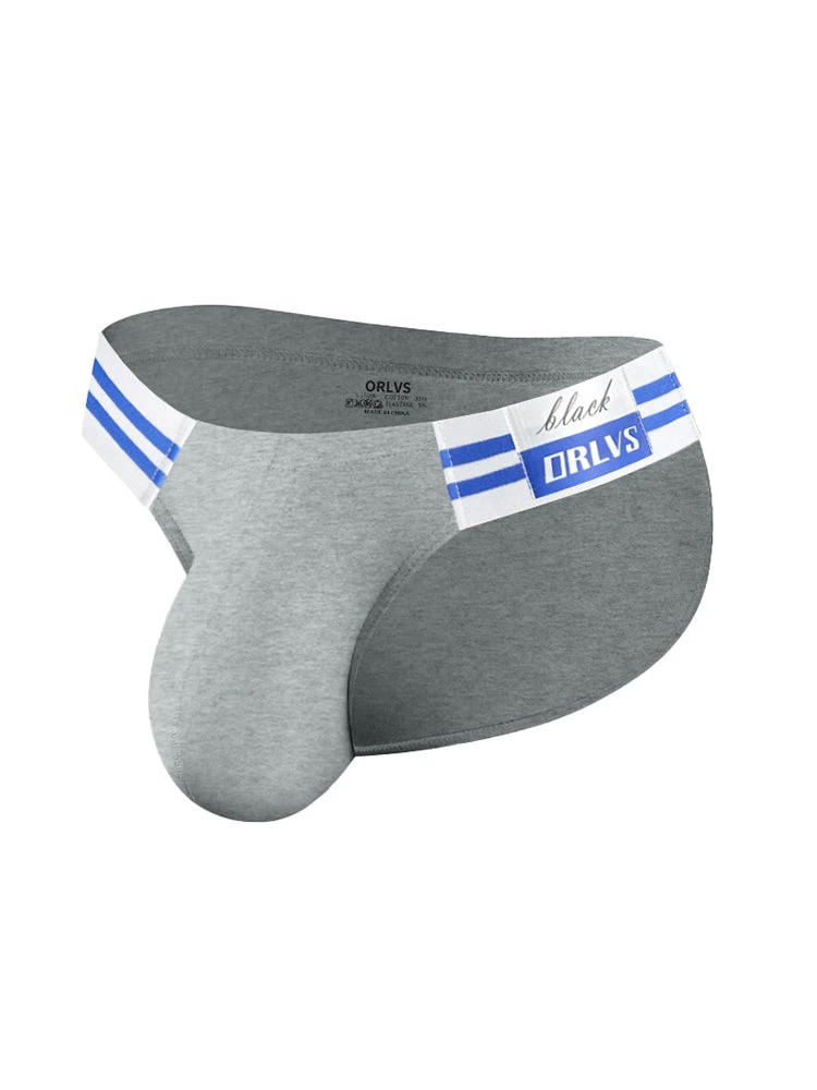 2-pack Men's High-cut Cotton Navy Striped Stretch Briefs(2 Pack Mens High Cut Cotton Navy Striped Stretch Briefs) 16 2-pack Men's High-cut Cotton Navy Striped Stretch Briefs(2 Pack Mens High Cut Cotton Navy Striped Stretch Briefs) - Image 16