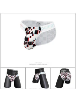 2 Pack Men's Breathable Alphabet-Print Expanded Pouch Briefs(2 Pack Mens Breathable Alphabet Print Expanded Pouch Briefs) 22 2 Pack Men's Breathable Alphabet-Print Expanded Pouch Briefs(2 Pack Mens Breathable Alphabet Print Expanded Pouch Briefs) -Mr Saker 1 4 7ed09802 08f8 4ba8 b1f8 5376ccb12cc0