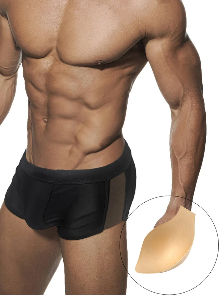 Men's Black Sheer Mesh Expanded Pouch Swim Shorts & Trunks(Mens Black Sheer Mesh Expanded Pouch Swim Shorts Trunks) 2 Men's Black Sheer Mesh Expanded Pouch Swim Shorts & Trunks(Mens Black Sheer Mesh Expanded Pouch Swim Shorts Trunks) - Image 2