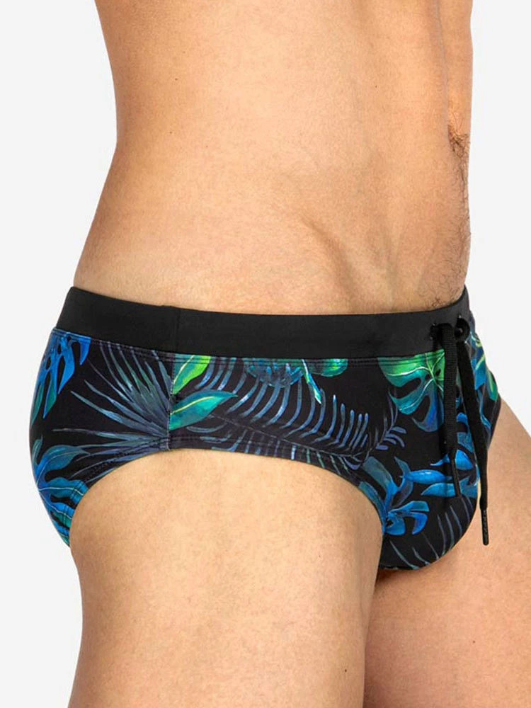 Men's Retro Print Casual Beach Swim Briefs(Mens Retro Print Casual Beach Swim Briefs) 3 Men's Retro Print Casual Beach Swim Briefs(Mens Retro Print Casual Beach Swim Briefs) - Image 3