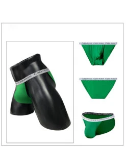 3-pack Men's Ultra Sexy Low Rise U-shaped Convex Pouch Briefs(3 Pack Mens Ultra Sexy Low Rise U Shaped Convex Pouch Briefs)