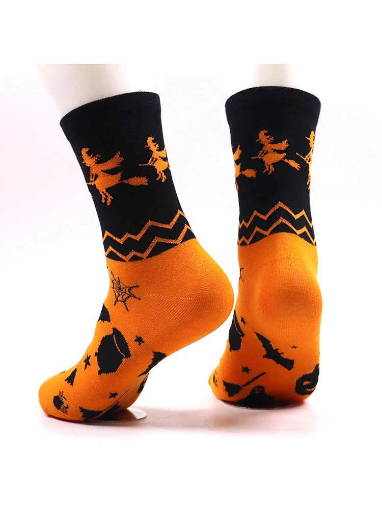 4 Pack Halloween Gift Socks Fun And Casual Cotton Crew Socks(4 Pack Halloween Gift Socks Fun And Casual Cotton Crew Socks) 11 4 Pack Halloween Gift Socks Fun And Casual Cotton Crew Socks(4 Pack Halloween Gift Socks Fun And Casual Cotton Crew Socks) - Image 11