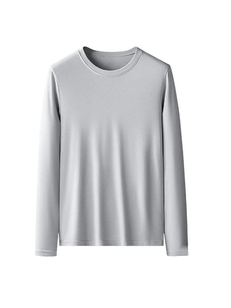 Men's Double-sided Modal Long-sleeved Solid Color T-shirt(Mens Double Sided Modal Long Sleeved Solid Color T Shirt) 18 Men's Double-sided Modal Long-sleeved Solid Color T-shirt(Mens Double Sided Modal Long Sleeved Solid Color T Shirt) - Image 18