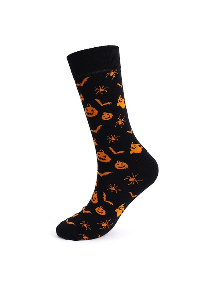 4 Pairs Pumpkin Personality Skeleton Cartoon Trendy Cotton Crew Socks(4 Pairs Pumpkin Personality Skeleton Cartoon Trendy Cotton Crew Socks) 9 4 Pairs Pumpkin Personality Skeleton Cartoon Trendy Cotton Crew Socks(4 Pairs Pumpkin Personality Skeleton Cartoon Trendy Cotton Crew Socks) - Image 9