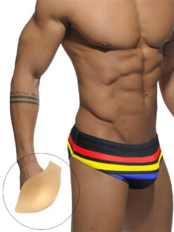 Men's Moisture-Wicking Sexy Striped Color Swim Briefs(Mens Moisture Wicking Sexy Striped Color Swim Briefs) 39 Men's Moisture-Wicking Sexy Striped Color Swim Briefs(Mens Moisture Wicking Sexy Striped Color Swim Briefs) -Mr Saker 1 4 9c4a1a2c 4dd8 4dc0 8589 1ca15bc5d9aa