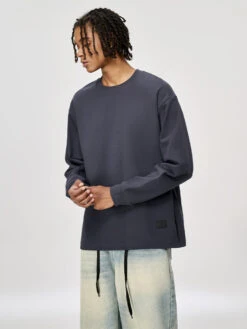 Versatile Long-Sleeve Crewneck Sweatshirt With Small Neckline(Versatile Long Sleeve Crewneck Sweatshirt With Small Neckline) 24 Versatile Long-Sleeve Crewneck Sweatshirt With Small Neckline(Versatile Long Sleeve Crewneck Sweatshirt With Small Neckline) -Mr Saker 1 4 9ffcfff8 08f0 463d 9fa0 d19b6b27f098