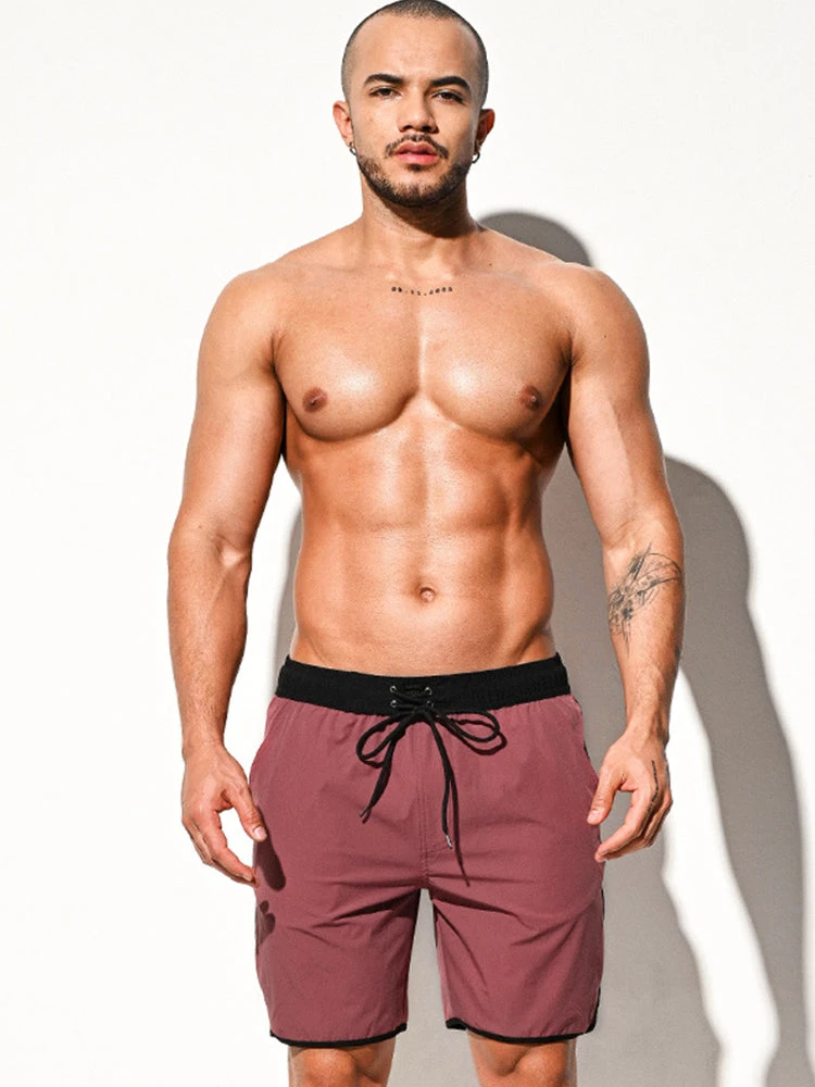 Men's Solid-Colored Breathable Mesh Board Shorts(Mens Solid Colored Soft Board Shorts) 17 Men's Solid-Colored Breathable Mesh Board Shorts(Mens Solid Colored Soft Board Shorts) - Image 17