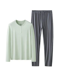 60S Modal Men's Solid Color Pajama Set | Comfortable Casual Wear For All Seasons(60s Modal Mens Solid Color Pajama Set Comfortable Casual Wear For All Seasons) 35 60S Modal Men's Solid Color Pajama Set | Comfortable Casual Wear For All Seasons(60s Modal Mens Solid Color Pajama Set Comfortable Casual Wear For All Seasons) -Mr Saker 1 4 babae636 8f78 4af4 ad1b 37950a158bf3