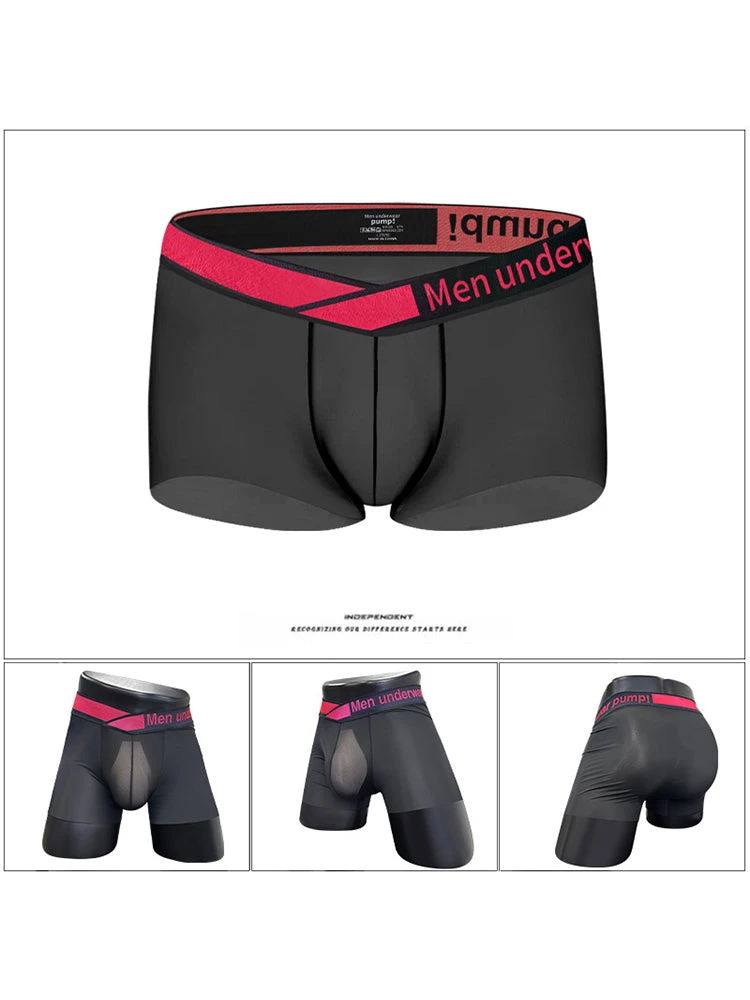 Men's Quick-Dry Semi-Sheer Lightweight Ice Silk Trunks(Mens Quick Dry Semi Sheer Lightweight Ice Silk Trunks) 3 Men's Quick-Dry Semi-Sheer Lightweight Ice Silk Trunks(Mens Quick Dry Semi Sheer Lightweight Ice Silk Trunks) - Image 3