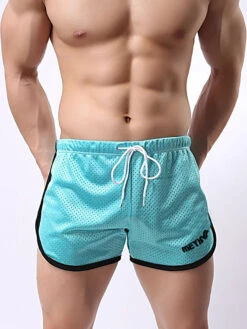 Men's Quick Dry Mesh Elastic Drawstring Shorts(Mens Quick Dry Mesh Elastic Drawstring Shorts) -Mr Saker 1 4 cd29573e 7dbc 4220 b84c 0f3a81f97edd