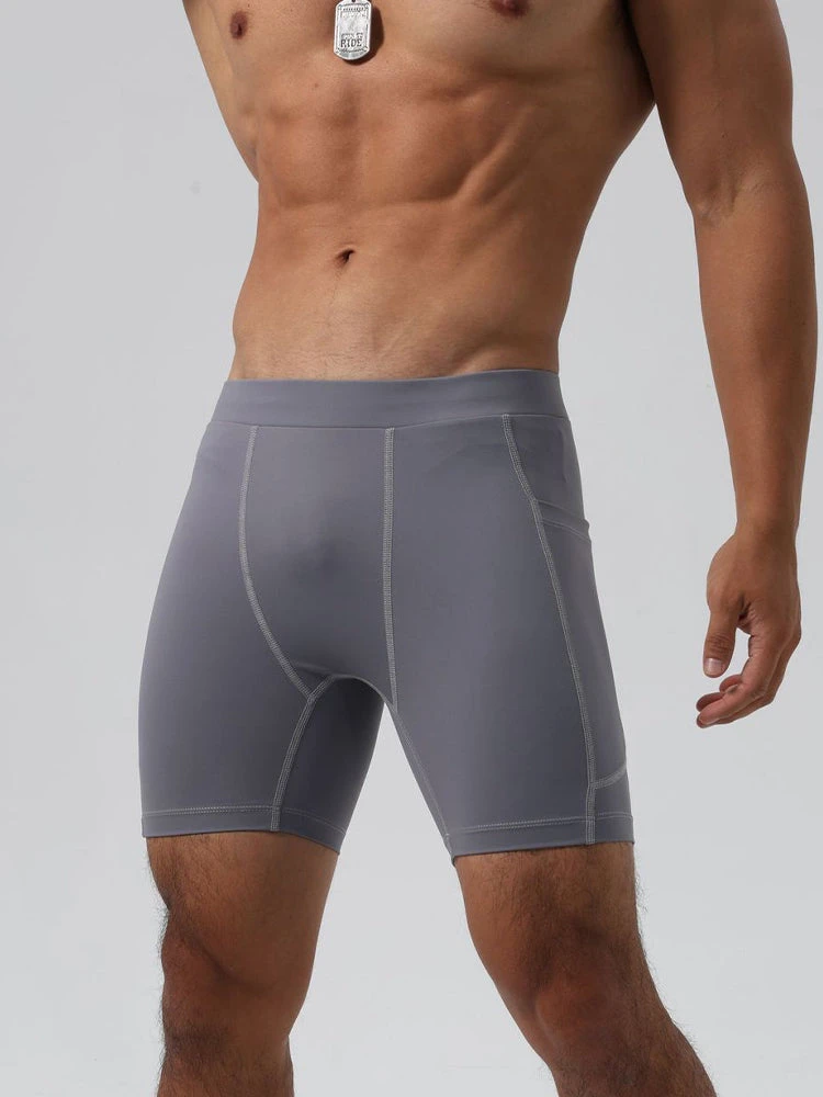 Men's Ultra-Stretch Sharkskin Ice Silk Compression Pants With Pocket(Mens Ultra Stretch Sharkskin Ice Silk Compression Pants With Pocket) 5 Men's Ultra-Stretch Sharkskin Ice Silk Compression Pants With Pocket(Mens Ultra Stretch Sharkskin Ice Silk Compression Pants With Pocket) - Image 5