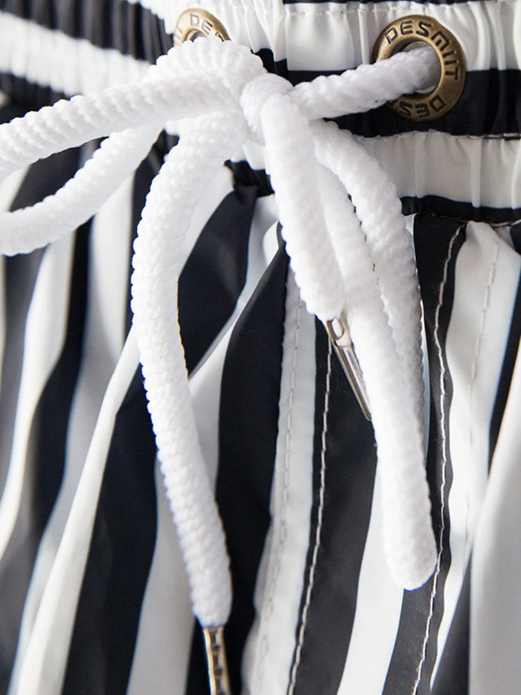 Men's Stripe Drawstring Swim Board Shorts(Mens Stripe Drawstring Swim Board Shorts) 7 Men's Stripe Drawstring Swim Board Shorts(Mens Stripe Drawstring Swim Board Shorts) - Image 7