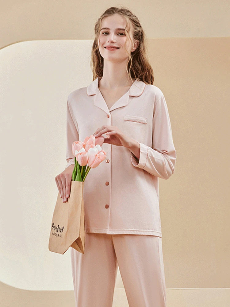 Modal Cotton Comfortable Couple Pajamas Set(Modal Cotton Comfortable Couple Pajamas Set) 16 Modal Cotton Comfortable Couple Pajamas Set(Modal Cotton Comfortable Couple Pajamas Set) - Image 16