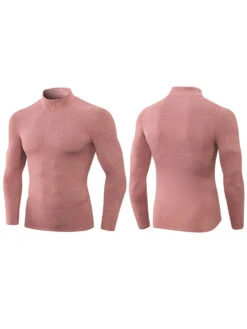 High Stretch Tight Sports Collar Long Sleeves For Men(High Stretch Tight Sports Collar Long Sleeves For Men) -Mr Saker 1 51