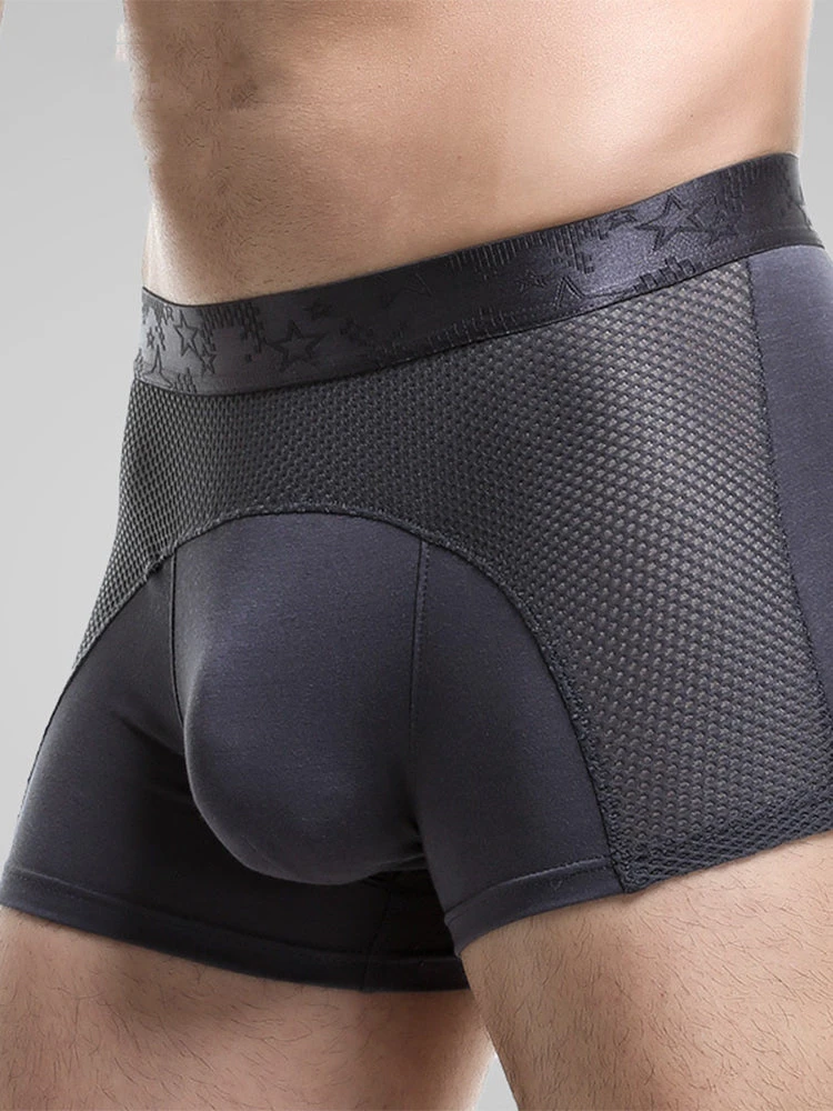 3 Pack Men's Ice Silk Sports Breathable Boxer Briefs(3 Pack Mens Ice Silk Sports Breathable Boxer Briefs) 11 3 Pack Men's Ice Silk Sports Breathable Boxer Briefs(3 Pack Mens Ice Silk Sports Breathable Boxer Briefs) - Image 11