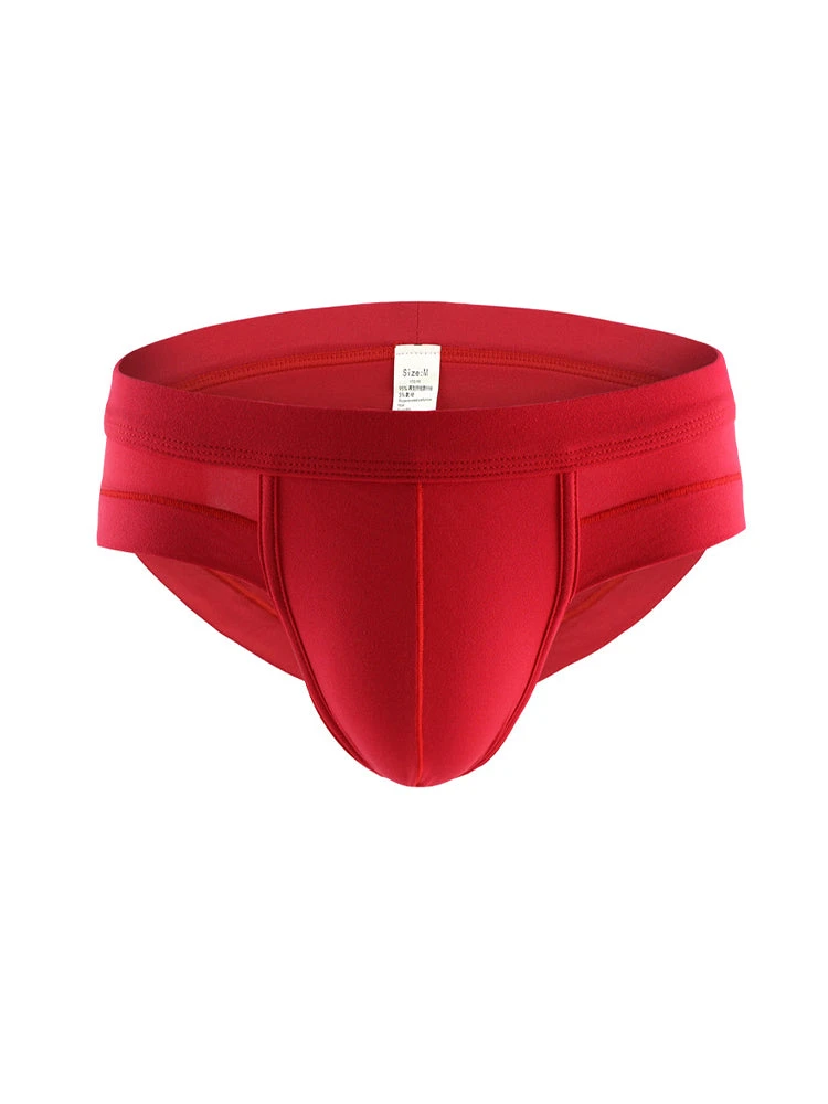 4 Pack Men's Solid Breathable Anti-Pinch Briefs(4 Pack Mens Solid Breathable Anti Pinch Briefs) 16 4 Pack Men's Solid Breathable Anti-Pinch Briefs(4 Pack Mens Solid Breathable Anti Pinch Briefs) - Image 16