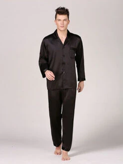 Men's Classic Satin Pajama Set Sleepwear(Mens Classic Satin Pajama Set Sleepwear) 31 Men's Classic Satin Pajama Set Sleepwear(Mens Classic Satin Pajama Set Sleepwear) -Mr Saker 1 5 2ca5396f 897f 43ac 8309 6cc336a98696