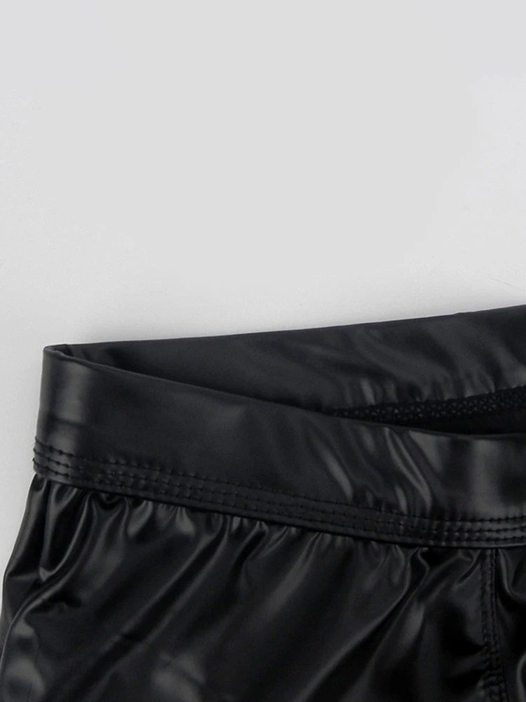 2-pack Men's Leather Hollow Hip-revealing Large Pouch Boxer Briefs(2 Pack Mens Leather Hollow Hip Revealing Large Pouch Boxer Briefs) 15 2-pack Men's Leather Hollow Hip-revealing Large Pouch Boxer Briefs(2 Pack Mens Leather Hollow Hip Revealing Large Pouch Boxer Briefs) - Image 15