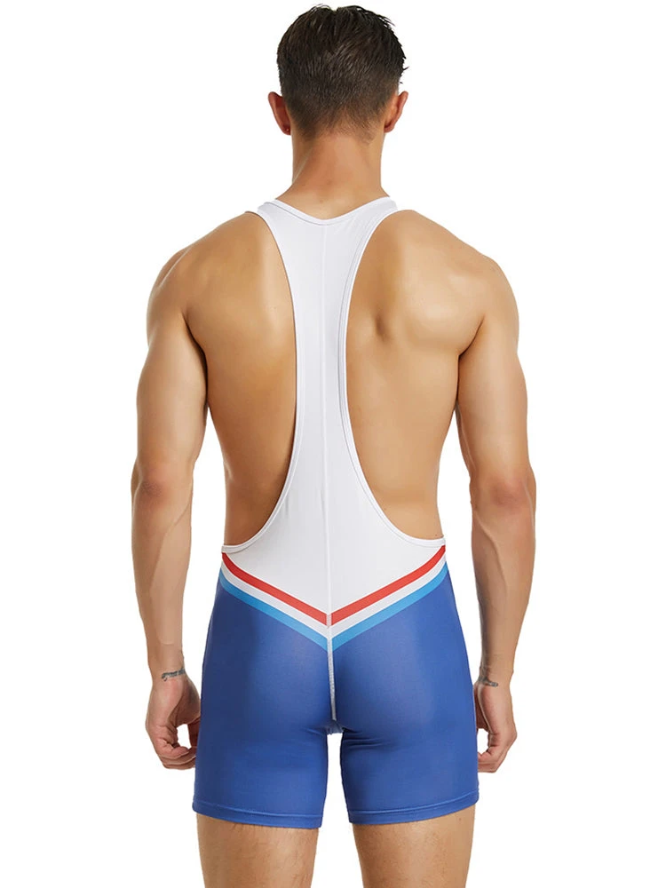 Men’s Fitness Wrestling Singlet Bodysuit(Swimming Wrestling One Piece Vest Men) 5 Men’s Fitness Wrestling Singlet Bodysuit(Swimming Wrestling One Piece Vest Men) - Image 5