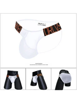 2-Pack Breathable Comfort High Slit Men's Briefs(2 Pack Breathable Comfort High Slit Mens Briefs)