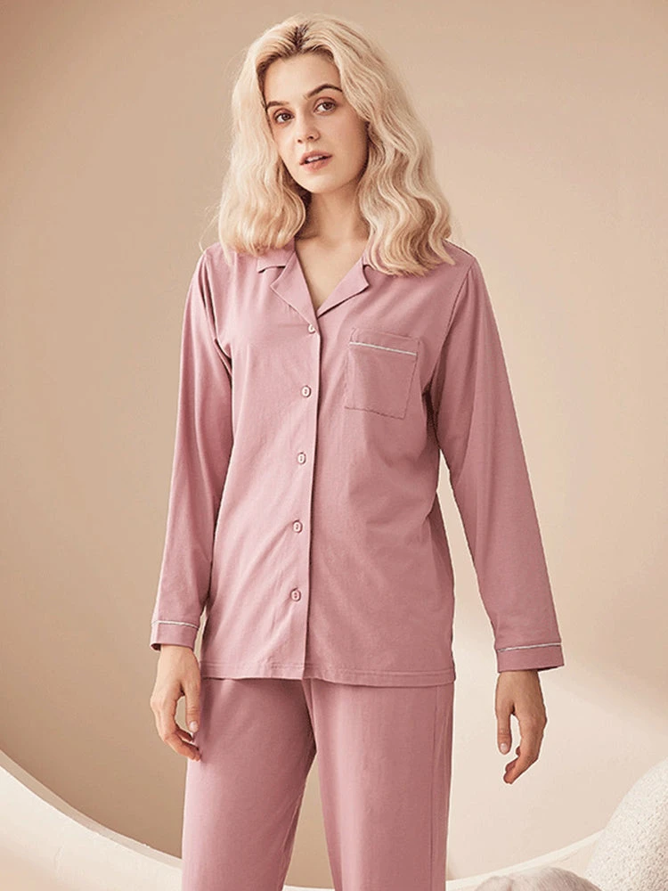 Modal Cotton Comfortable Couple Pajamas Set(Modal Cotton Comfortable Couple Pajamas Set) 17 Modal Cotton Comfortable Couple Pajamas Set(Modal Cotton Comfortable Couple Pajamas Set) - Image 17