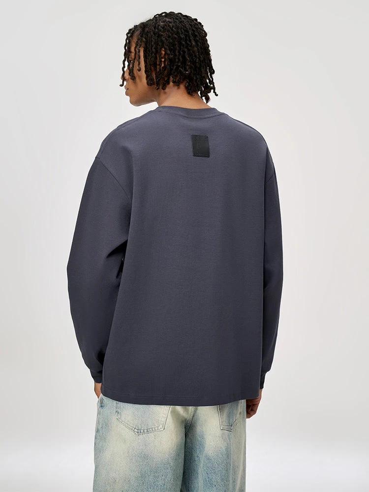 Versatile Long-Sleeve Crewneck Sweatshirt With Small Neckline(Versatile Long Sleeve Crewneck Sweatshirt With Small Neckline) 2 Versatile Long-Sleeve Crewneck Sweatshirt With Small Neckline(Versatile Long Sleeve Crewneck Sweatshirt With Small Neckline) - Image 2