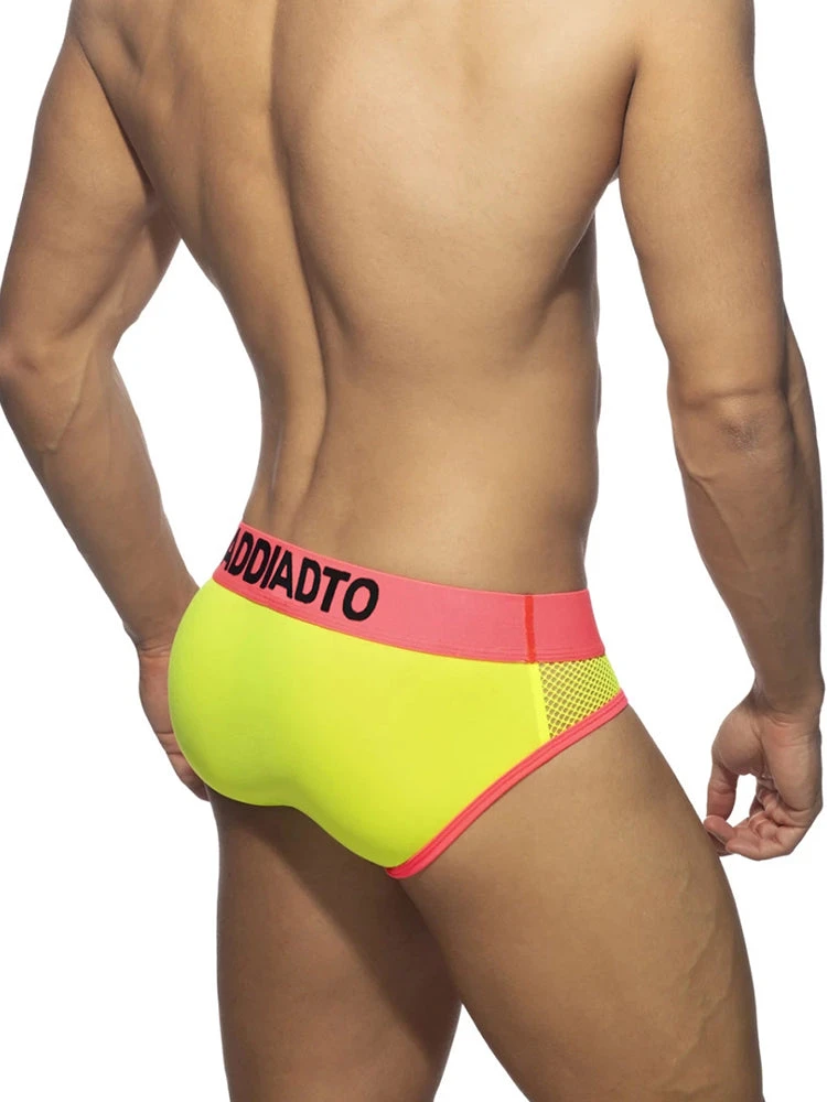 2-pack Men's Neon Mesh High-elastic U-convex Three-dimensional Pouch Sports Briefs(2 Pack Mens Neon Mesh High Elastic U Convex Three Dimensional Pouch Sports Briefs) 5 2-pack Men's Neon Mesh High-elastic U-convex Three-dimensional Pouch Sports Briefs(2 Pack Mens Neon Mesh High Elastic U Convex Three Dimensional Pouch Sports Briefs) - Image 5