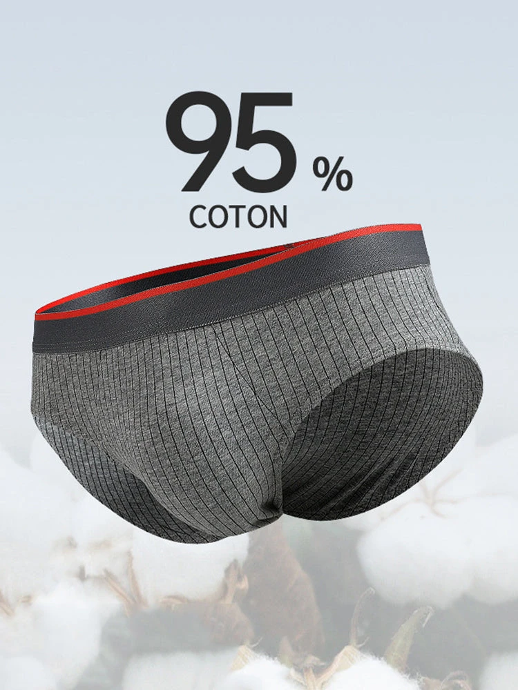 3-pack Men's Antibacterial Pure Cotton Sexy Sports Breathable Underwear(4 Pack Mens Antibacterial Pure Cotton Sexy Sports Breathable Underwear) 3 3-pack Men's Antibacterial Pure Cotton Sexy Sports Breathable Underwear(4 Pack Mens Antibacterial Pure Cotton Sexy Sports Breathable Underwear) - Image 3