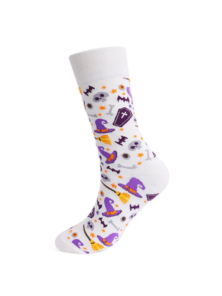 4 Pairs Pumpkin Personality Skeleton Cartoon Trendy Cotton Crew Socks(4 Pairs Pumpkin Personality Skeleton Cartoon Trendy Cotton Crew Socks) 10 4 Pairs Pumpkin Personality Skeleton Cartoon Trendy Cotton Crew Socks(4 Pairs Pumpkin Personality Skeleton Cartoon Trendy Cotton Crew Socks) - Image 10