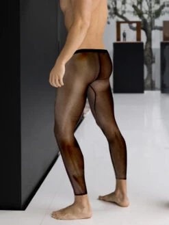 Men's Lightweight Semi-See-Through Sports Pants With Spacious Pouch(Mens Breathable Semi Transparent Sexy Black Silk Large Pouch Leggings) 22 Men's Lightweight Semi-See-Through Sports Pants With Spacious Pouch(Mens Breathable Semi Transparent Sexy Black Silk Large Pouch Leggings) -Mr Saker 1 5 e83cf861 2f1b 4792 99d5 ce950525ccb8